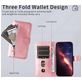 Mobigear Zipper Housse iPhone 17 Pro Etui Porte-Monnaie - Rose doré