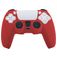 Mobigear Classic Coque Playstation 5 controller Thin Coque en Silicone Souple - Rouge