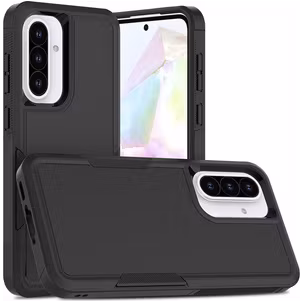 Mobigear Heavy Armor Coque Samsung Galaxy A56 Coque arrière Rigide Anti-Chocs - Noir