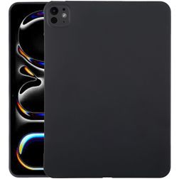 Mobigear Basics Coque iPad Pro 11 Pouces (2024) Mince Coque arrière en en TPU Souple - Noir