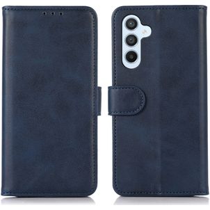 Mobigear Wallet Housse Samsung Galaxy A35 Etui Porte-Monnaie - Bleu