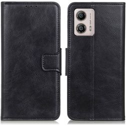 Mobigear Classy Housse Motorola Moto G53 5G Etui Porte-Monnaie - Noir