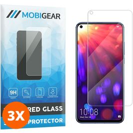 Mobigear HONOR View 20 Verre trempé Protection d'écran - Compatible Coque (Lot de 3)