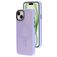 Mobiparts Hardcover iPhone 15 Plus MagSafe Plastique rigide Coque arrière - Satin Lila