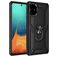 Mobigear Armor Ring Coque Samsung Galaxy A71 Coque arrière Rigide Anti-Chocs avec Anneau-Support - Noir