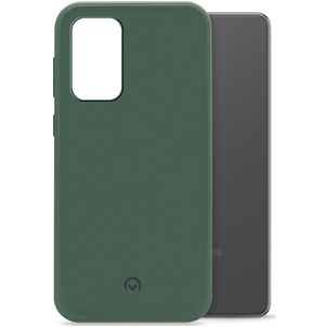 Mobilize Rubber Gelly Coque Samsung Galaxy A73 Coque arrière en TPU Souple - Matt Green