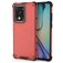 Mobigear Honeycomb Coque Huawei P40 Pro Coque arrière Rigide Anti-Chocs - Rouge