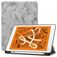 Mobigear Tri-Fold Marble Coque iPad Air 3 (2019) Etui + Porte-crayon - Gris