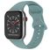 Mobigear Sport Dual Bracelet Silicone Apple Watch Fermeture à clou et passant - 49/46/45/44 mm - Vert pastel
