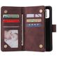 Mobigear Zipper Housse Samsung Galaxy A41 Etui Porte-Monnaie - Marron