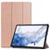 Mobigear Tri-Fold Coque Samsung Galaxy Tab S9 Etui - Rose doré