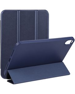 Mobigear Tri-Fold Gel Coque iPad Mini 7 (2024) Etui en TPU,Similicuir - Dark Blue