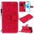 Mobigear Sunflower Housse iPhone 12 Mini Etui Porte-Monnaie - Rouge