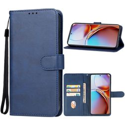 Mobigear Wallet Housse Motorola Edge 40 Etui Porte-Monnaie - Bleu