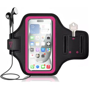 Mobigear Go Active Brassard Téléphone Huawei Y7 (2019) Brassard Coque de Sport en Neoprène - Rose