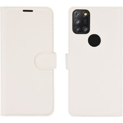 Mobigear Classic Housse Alcatel 3X (2020) Etui Porte-Monnaie - Blanc