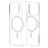 Mobiparts Hardcover Coque Transparente iPhone 16 Pro MagSafe Coque arrière Rigide - Transparent
