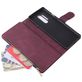 Mobigear Zipper Housse OnePlus 8 Pro Etui Porte-Monnaie - Rouge