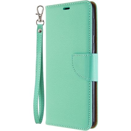 Mobigear Excellent Housse Samsung Galaxy A21 Etui Porte-Monnaie - Turquoise