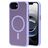 Mobiparts Hardcover iPhone 16e MagSafe Plastique rigide Coque arrière - Satin Lila