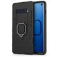Mobigear Armor Ring Coque Samsung Galaxy S10 Coque arrière Rigide Anti-Chocs avec Anneau-Support - Noir