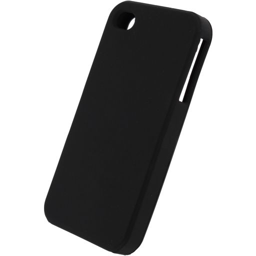 Xccess Coque iPhone 4 Coque arrière en Silicone - Noir