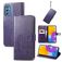 Mobigear Clover Housse Samsung Galaxy M52 Etui Porte-Monnaie - Violet