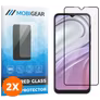 Mobigear Premium Motorola Moto G20 Verre trempé Protection d'écran - Compatible Coque - Noir (Lot de 2)