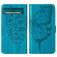 Mobigear Butterfly Housse Google Pixel 7a Etui Porte-Monnaie - Bleu