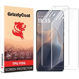 GrizzlyCoat Motorola Edge 60 Fusion Protection d'écran Film - Compatible Coque (Lot de 2)