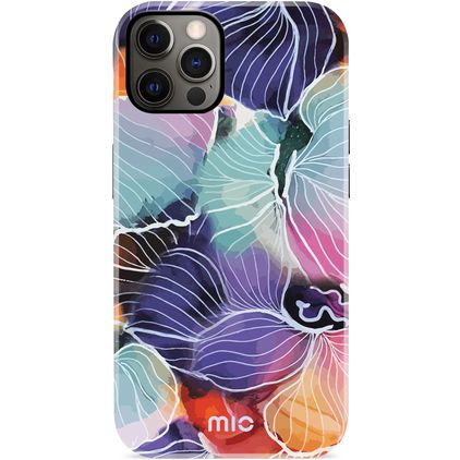 MIO Coque iPhone 12 Pro MagSafe Coque arrière Rigide - Flowers