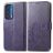 Mobigear Clover Housse Motorola Edge (2021) Etui Porte-Monnaie - Violet