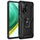 Mobigear Armor Ring Coque Xiaomi Mi 10T Pro Coque arrière Rigide Anti-Chocs avec Anneau-Support - Noir
