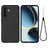 Mobigear Rubber Touch Coque Samsung Galaxy A57 Coque arrière en Silicone - Noir
