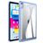Mobigear Crystal Coque iPad 11 (2025) Coque Arrière Rigide - Transparent / Bleu
