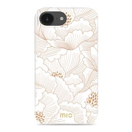 MIO Coque iPhone 16e MagSafe Coque arrière Rigide - White Roses