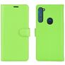 Mobigear Classic Housse Motorola One Fusion Plus Etui Porte-Monnaie - Vert