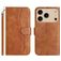 Mobigear S Line Housse iPhone 17 Pro Max Etui Porte-Monnaie - Marron