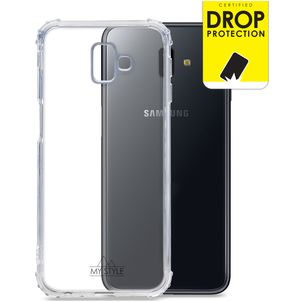 My Style Protective Flex Coque Transparente Samsung Galaxy J6 Plus Coque arrière en TPU Souple Anti-Chocs - Transparent