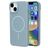 Mobiparts Slim Line Coque iPhone 14 MagSafe Coque arrière Rigide - Sage Green