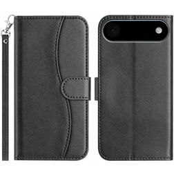 Mobigear S Line Housse iPhone Air Etui Porte-Monnaie - Noir