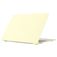 Mobigear Cream Matte MacBook Air 13 Pouces (2018-2020) Coque - Jaune - Model A1932 / A2179 / A2337
