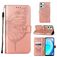 Mobigear Butterfly Housse Realme 9 5G Etui Porte-Monnaie - Rose doré