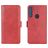Mobigear Slim Magnet Housse Motorola One Fusion Plus Etui Porte-Monnaie - Rouge