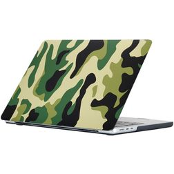 Mobigear Design MacBook Air 15 Pouces (2023-2025) Coque - Jungle Camauflage - Model A2941 / A3114 / A3241