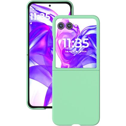Mobigear Colors Coque Motorola Razr 50 Ultra Coque arrière Rigide - Vert