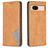 Mobigear Rhombus Slim Housse Google Pixel 8a Etui - Cognac