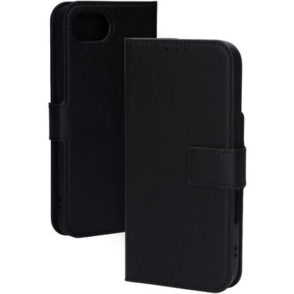 Mobiparts Classic Wallet Housse iPhone 16e MagSafe Etui - Noir