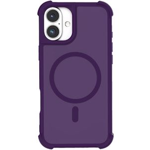 Mobigear Armor Shield Coque iPhone 16 MagSafe Coque arrière Rigide - Violet