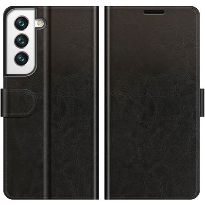 Mobigear Wallet Housse Samsung Galaxy S22 Etui Porte-Monnaie - Noir